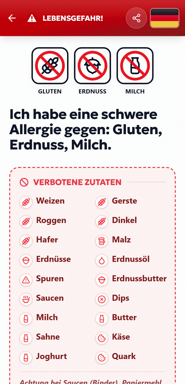 So sieht deine Karte aus – TrustBite