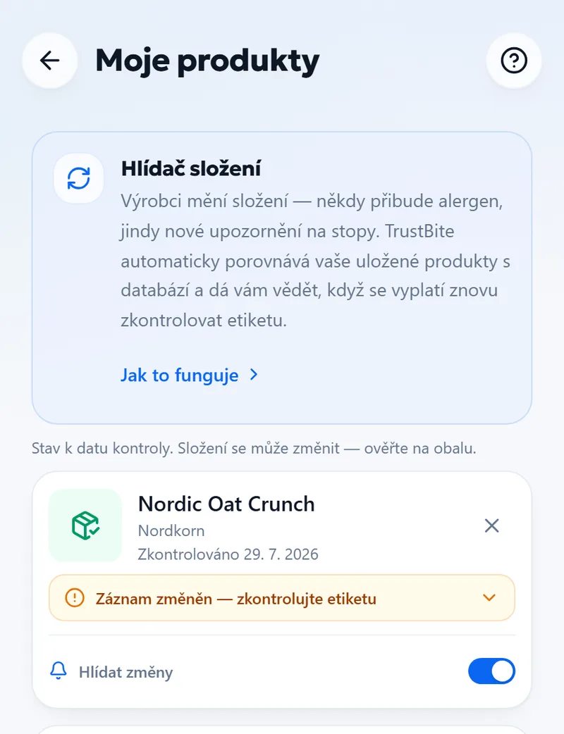 Hlídač — Týdenní kontrola