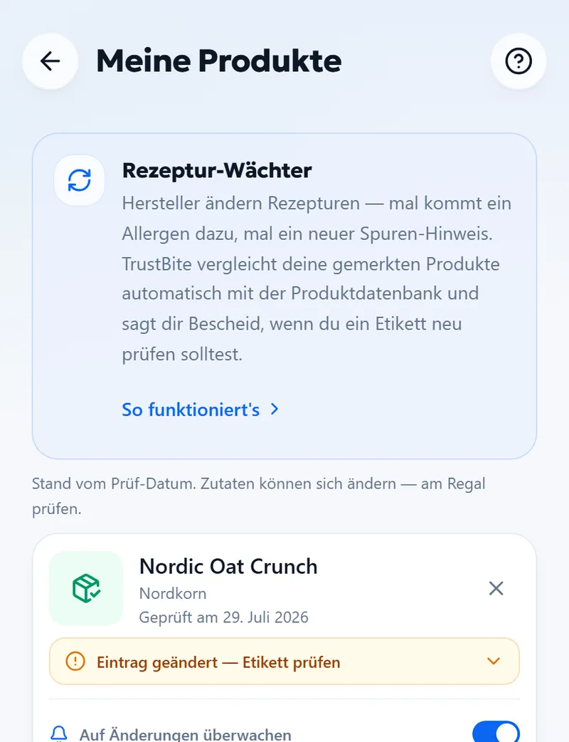Der Wächter — Wöchentliche Prüfung