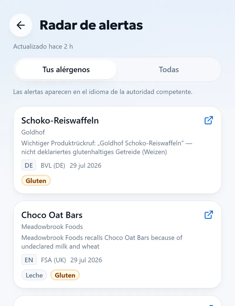 La retirada — Aviso oficial